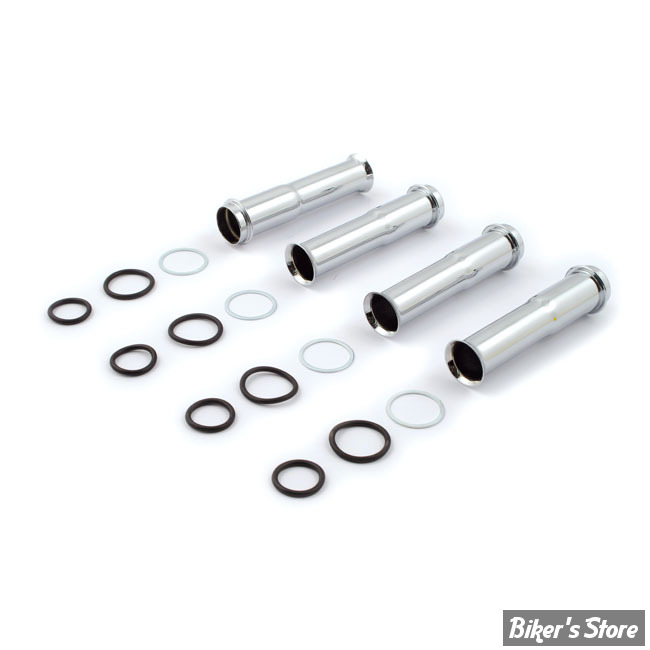 ECLATE H - PIECE N° 08 - COUVRE TIGES CULBUTEURS INFERIEUR - BIG TWIN 84/99 ET SPORTSTER 86/90 - OEM 17938-83 - chrome