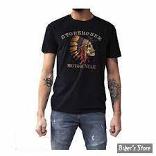 TEE-SHIRT - MCS - INDIAN SKULL - NOIR - TAILLE XL