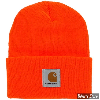 BONNET - CARHARTT - WATCH HAT - BRITE ORANGE / ORANGE FLUO - Biker's Store