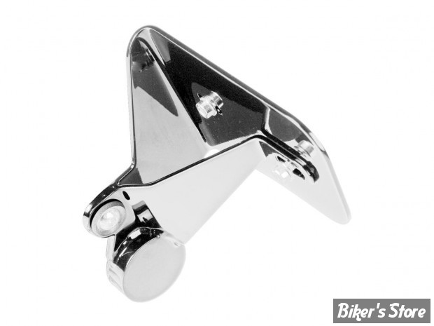 -  SUPPORT DE PLAQUE LATERALE - THUNDERBIKE - V-ROD 2006/2017 - DESIGN : SHORT - POLI - 28-73-040