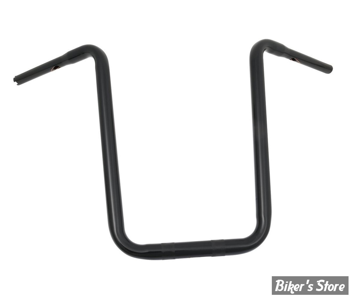 GUIDON 32MM SUR RISERS 32MM / GUIDON APEHANGER - HAUTEUR : 48.00CM / 19" - SANTEE -  NOIR