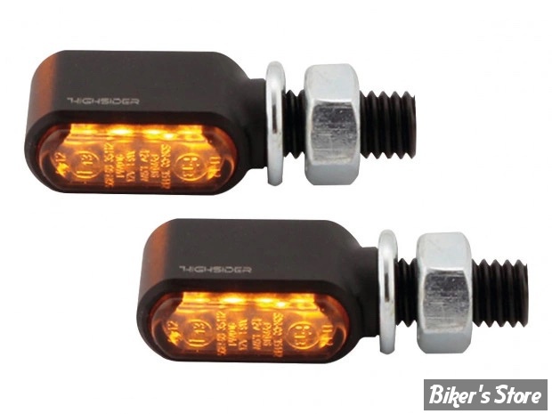 - FEU DE POSITION A LEDS - HIGHSIDER - LITTLE BRONX - HIGHSIDER pro Little Bronx LED Indicator Housing - 1 FONCTION - CORPS : NOIR / CABOCHON : FUMÉ
