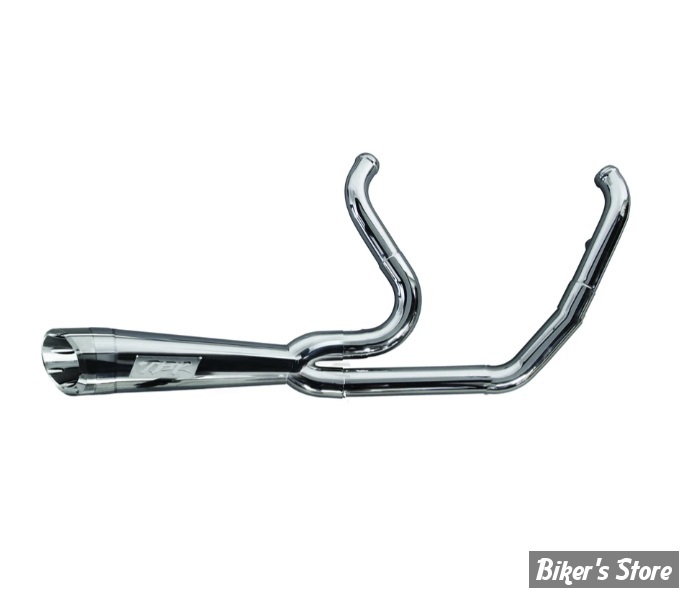 - ECHAPPEMENT - TWO BROTHERS RACING - SOFTAIL M8 FLSB / FLHC - SHORTY TURN OUT 2 EN 1 - NOIR - 005-5120199-PSG- 753213