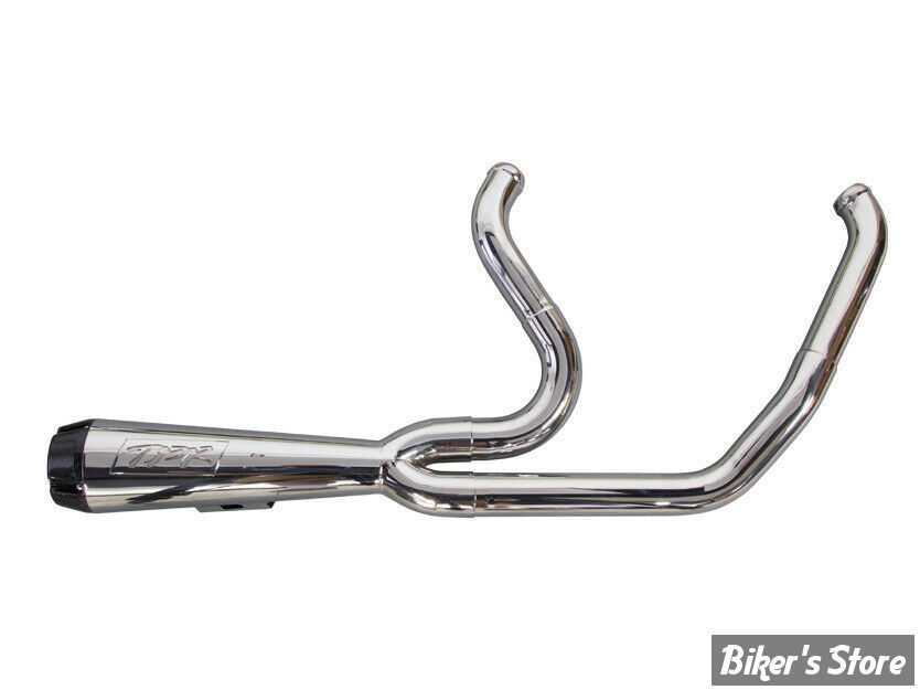 - ECHAPPEMENT - TWO BROTHERS RACING - SOFTAIL M8 FXBB / FXLR / FXFB / FLDE / FLSL - COMP-S 2/1 - ACIER INOX POLI / EMBOUT : CARBONE - 005-4960199-P- 753106