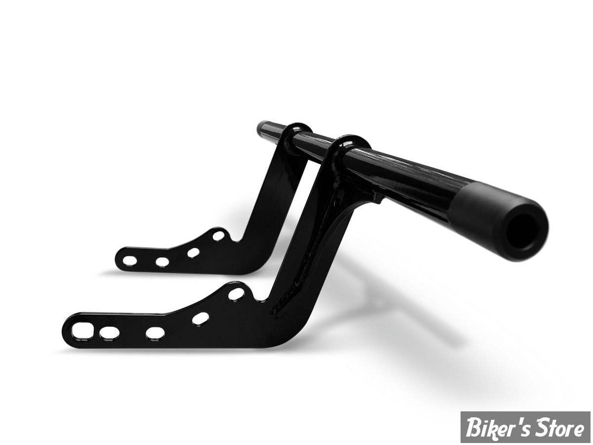 CRASH BAR - AVANT - SOFTAIL MILWAUKEE EIGHT - HeinzBikes CLUBSTYLE Crashbar - NOIR BRILLANT - HB-CB-M8