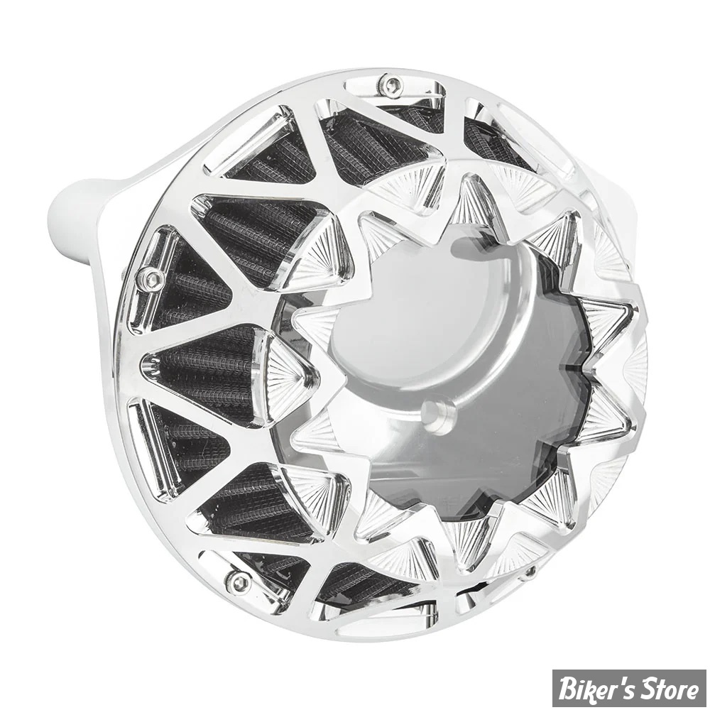 FILTRE A AIR - A.NESS - MILWAUKEE EIGHT 2023UP - CROSSFIRE AIR CLEANER - FINITION : CHROME - 600-235