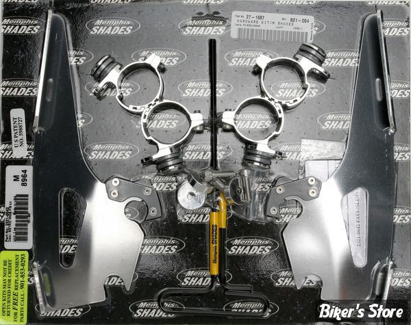 Kit de montage Trigger-Lock Memphis Fats/Slim et Sportshields, sans outil.  - Biker's Store