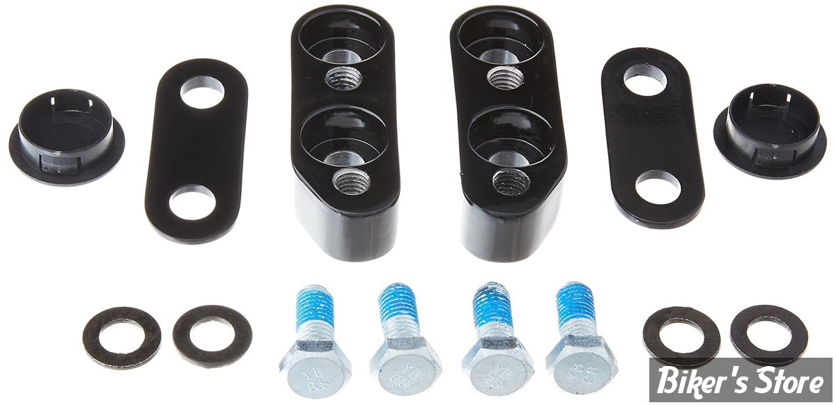 KIT DE D'AJUSTAGE DE GUIDON - KURYAKYN - HONDA GOLWING GL1800 / F6B MODEL - NOIR - 7438-NEUF - NI REPRIS - NI ÉCHANGÉ-