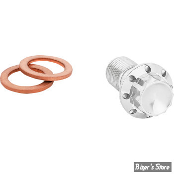 ECLATE L - PIECE N° 16 - VIS BANJO 10MM X 1 - OEM 41750-06B / 41750-06B  - ARLEN NESS - BOLT BANJO - TITANIUM - FINITION :  POLI - 300-827