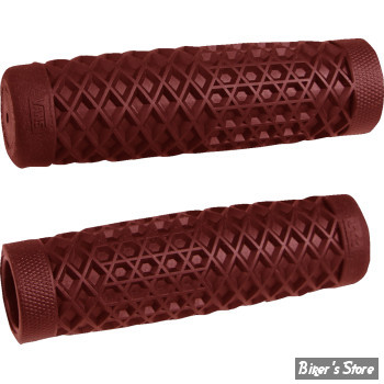 POIGNEES CAOUTCHOUC - ∅ 1" / 25,40MM - ODI - VANS X CULT V-TWIN GRIP SET - GUIDON DE 1" - ROUGE - 573280 / B02VTR