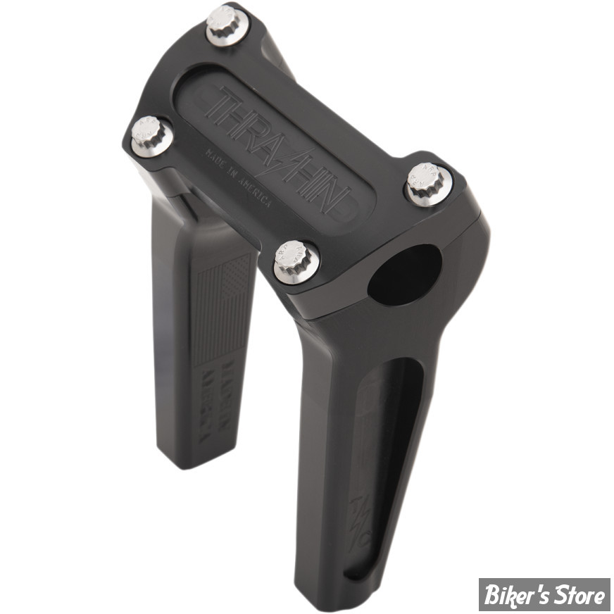 RISERS - THRASHIN SUPPLY COMPANY - DROIT - HAUTEUR 6" - NOIR - TSC-6000