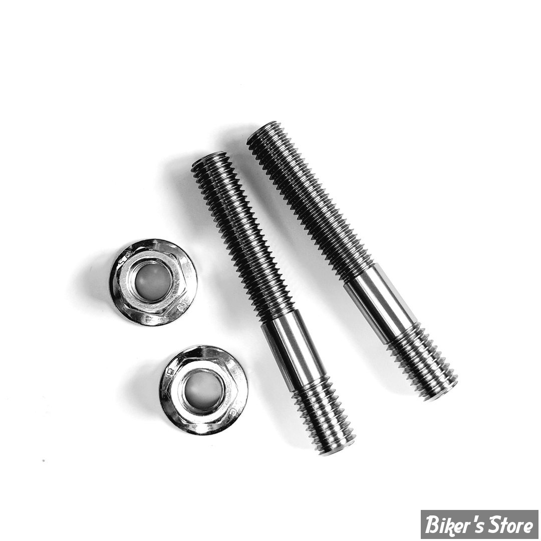 ADAPTATEUR DE RISERS - HD SUR METRIQUE - 1/2"-13 A M12 - LONGUEUR : 90 MM - ACIER INOX - WESTLAND CUSTOM - ACIER INOX--NEUF - NI REPRIS - NI ECHANGE -