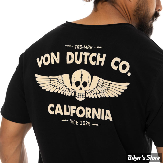 -TEE-SHIRT - VON DUTCH - Mark t-shirt - NOIR - TAILLE M