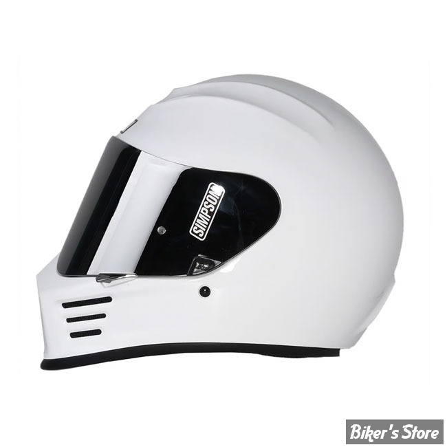 - CASQUE INTEGRAL - SIMPSON - Simpson Speed helmet - COULEUR : BLANC BRILLANT - TAILLE XXL