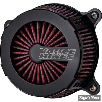 FILTRE A AIR -  VANCE & HINES - VO2 CAGE FIGHTER AIR INTAKE - SPORTSTER 91UP - NOIR WRINKLE - 40369