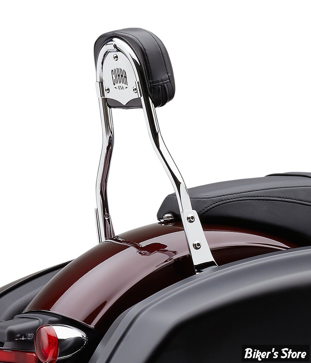 KIT SISSY BAR DETACHABLE SOFTAIL FLSB 18UP COBRA CHROME HAUTEUR