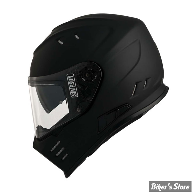 - CASQUE INTEGRAL - SIMPSON - Simpson Venom helmet - COULEUR : NOIR MAT - TAILLE M