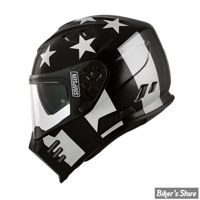 - CASQUE INTEGRAL - SIMPSON - Simpson Venom helmet - COULEUR : STING RAE - TAILLE L