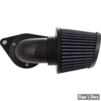 FILTRE A AIR -  VANCE & HINES - VO2 FALCON AIR INTAKE  - SPORTSTER 91UP - FIBRE DE CARBONE TISSEE - 40055