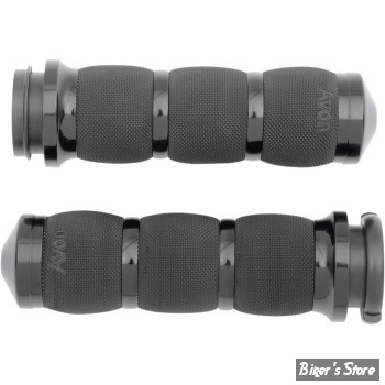 POIGNEES AVON - AIR CUSHION GRIPS - TIRAGE ELECTRONIQUE - NOIR - AIR-90-ANO-FLY 