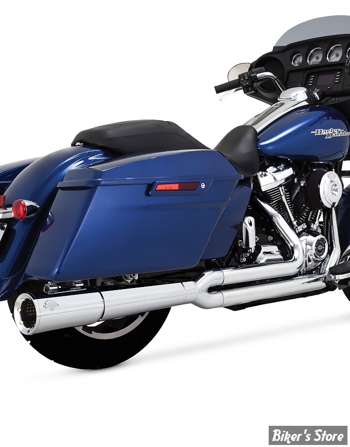 -  ECHAPPEMENT - VANCE & HINES- TOURING 17UP MILWAUKEE-EIGHT® - 2 EN 1 - PRO PIPE PCX - CHROME - 17383