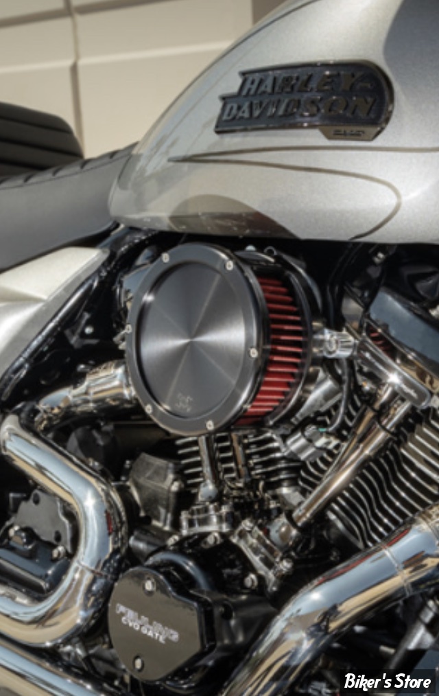 FILTRE A AIR FEULING - TOURING 08/16 / SOFTAIL 16/17 / DYNA FXDLS 16/17 - STANDARD BA AIR CLEANER KIT - STANDARD BA AIR CLEANER KIT - SOLID - FILTRE ROUGE / NOIR - 5453
