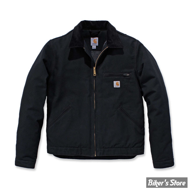 BLOUSON - CARHARTT - DUCK DETROIT - NOIR - TAILLE S