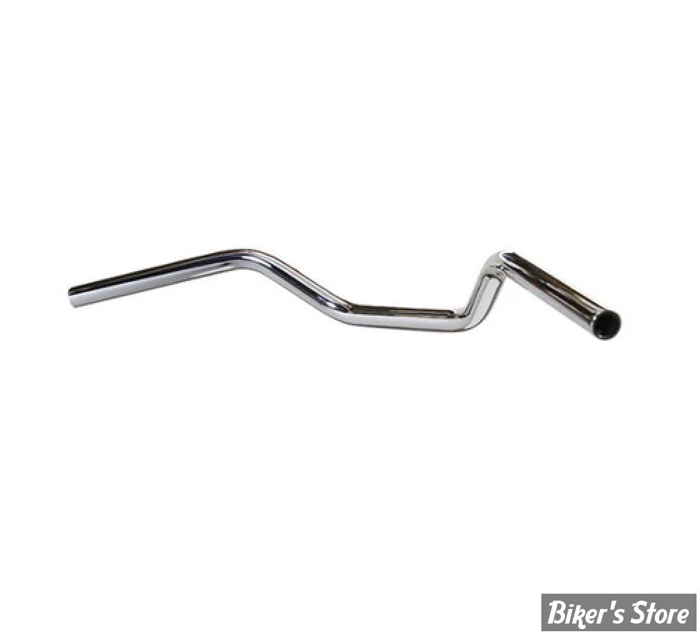 - Guidon TC BROS - TC BROS. 1" TRACKER HANDLEBAR - TRACKER STANDARD - SANS EMPREINTES - CHROME - 101-0145