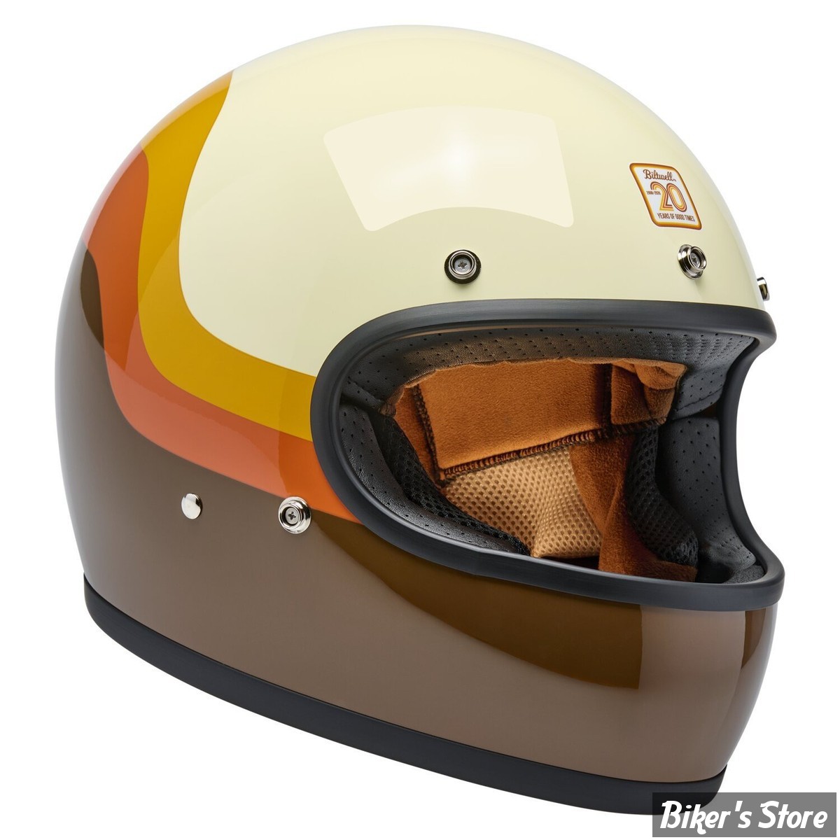 CASQUE INTEGRAL - BILTWELL - GRINGO HELMET / ECE R22.06 - 20th anniversary 