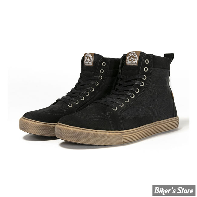 SNEAKERS - JOHN DOE MOTORCYCLE - NEO - NOIR/MARRON - POINTURE 39