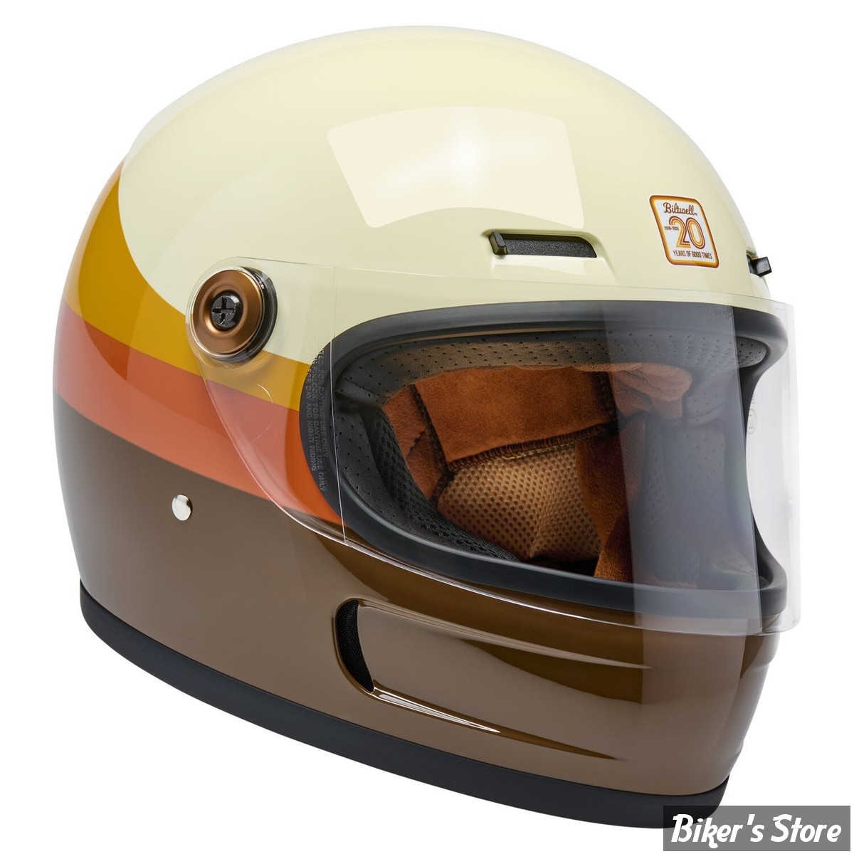 CASQUE INTEGRAL - BILTWELL - GRINGO SV / ECE R22.06 - 20th anniversary - TAILLE XXL