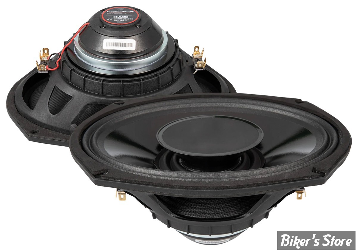 - HAUTS PARLEURS DE SACOCHES RIGIDES - 6" x 9" - 4 OHM /  200 WATT - PRECISION POWER - ENCEINTES PRECISION POWER PREMIUM