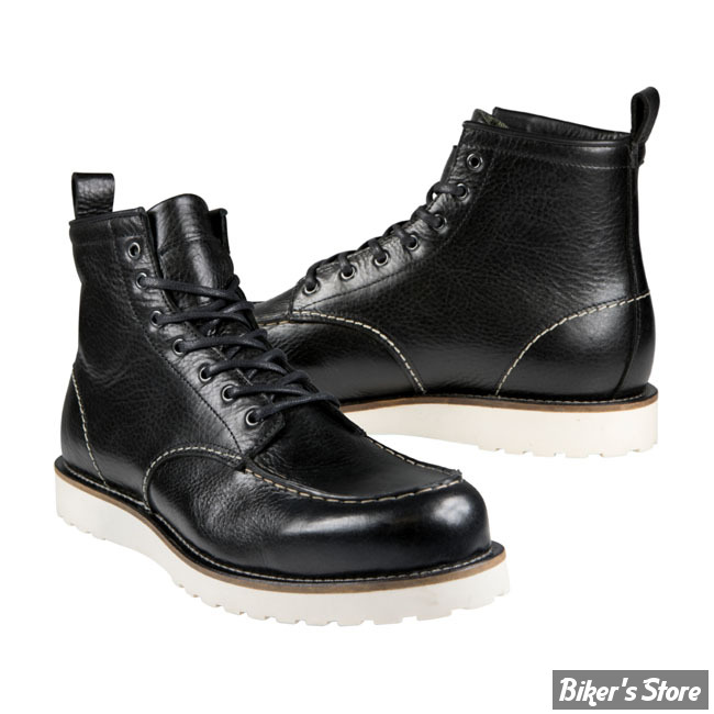 BOTTINES - JOHN DOE MOTORCYCLE - RIDING BOOTS RAMBLER - NOIR - POINTURE 43