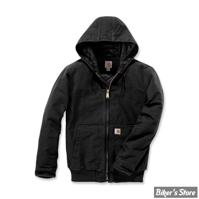 BLOUSON - CARHARTT - WASHED DUCK INSULATED ACTIVE - NOIR - TAILLE S