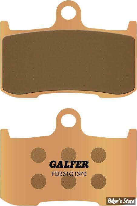 - PLAQUETTES DE FREIN - AVANT - OEM INDIAN / VICTORY 2204196 - GALFER - METAL FRITTÉ SINTERED - FD331G1370