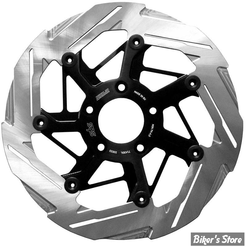 - ECLATE DF -  PIECE N° 01 -  DISQUE AVANT 11.8" - OEM 41808-08 - FLOTTANT - FRED KODLIN / SBS - X KODLIN - 7 RAYONS -  CÔTÉ : GAUCHE / FINITION : POLI - 7143DL