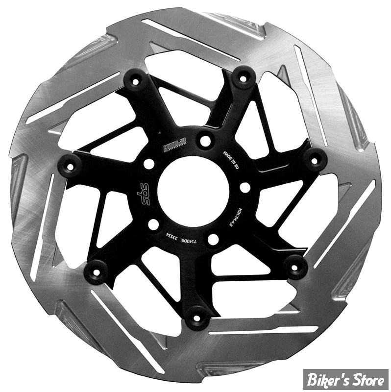 - ECLATE DF -  PIECE N° 01 -  DISQUE AVANT 11.8" - OEM 41808-08 - FLOTTANT - FRED KODLIN / SBS - X KODLIN - 7 RAYONS -  CÔTÉ : DROIT / FINITION : POLI - 7143DR