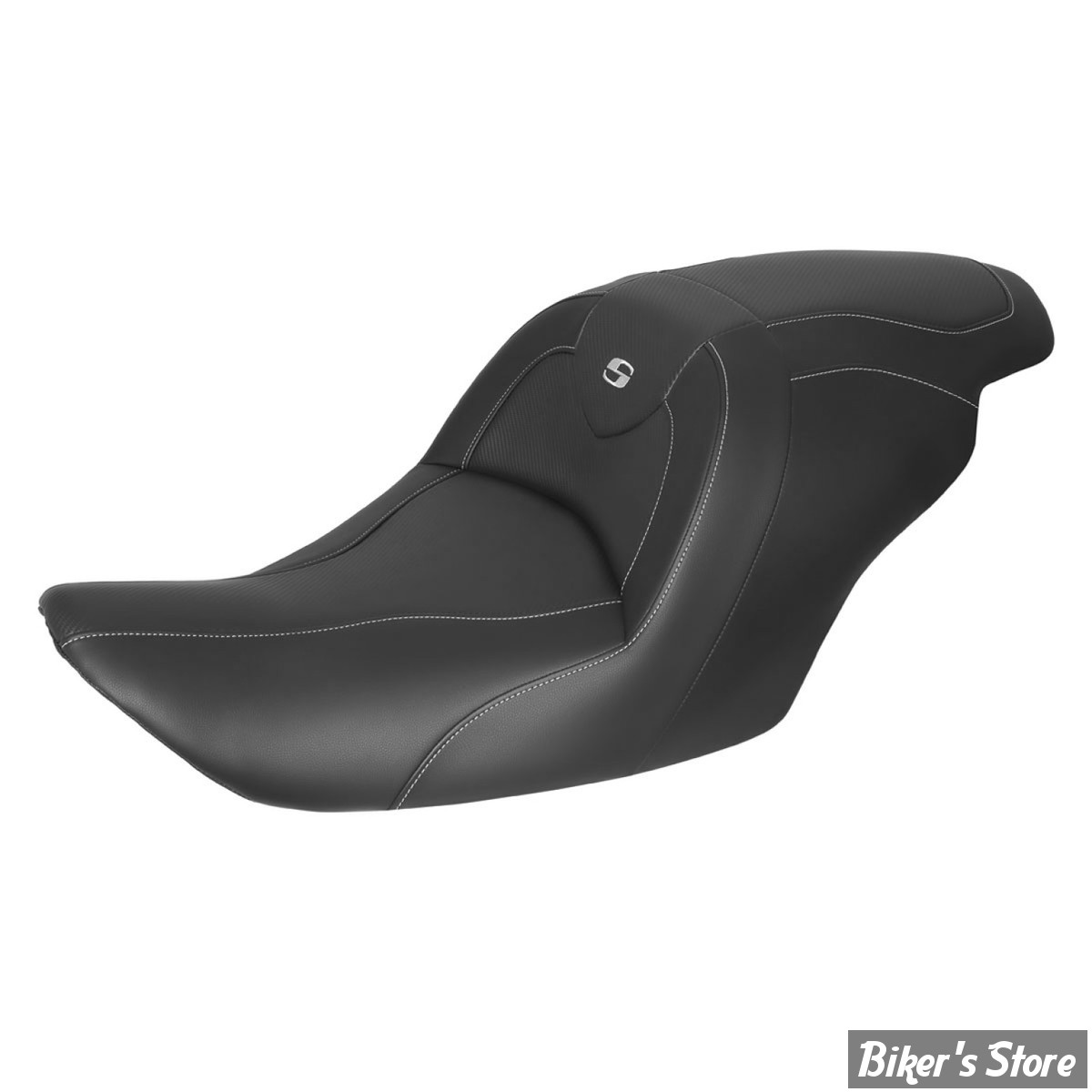 SELLE DUO SADDLEMEN - HONDA GOLDWING GL1800 F6B 13/19 - GOLD WING F6B ROADSOFA™ CF SEAT - SANS DOSSIER CONDUCTEUR - NOIR - H23-20-185