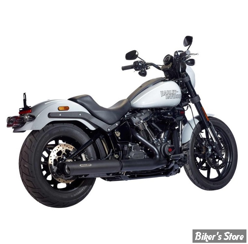 - SILENCIEUX - MILLER - SOFTAIL FXLRS 2025UP - LIBERTY - EMBOUT : SLASH CUT : NOIR  / CORPS : NOIR - EURO 5+ - HD-LRS-21-X57.09