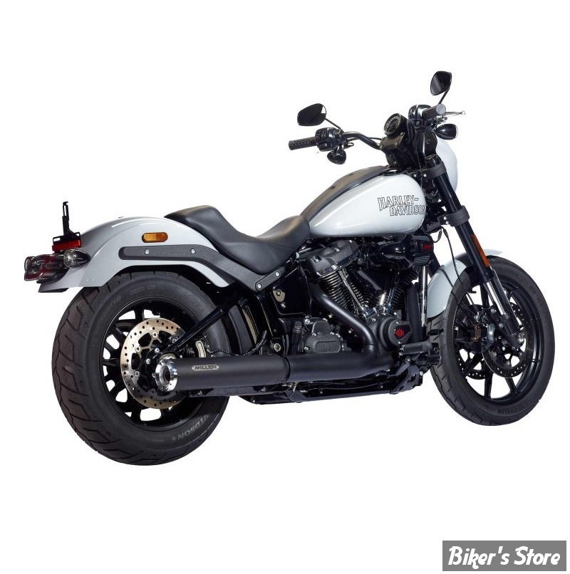 - SILENCIEUX - MILLER - SOFTAIL FLHC 2025UP - LIBERTY - EMBOUT : STANDARD : POLI  / CORPS : NOIR - EURO 5+ - HD-HC-21-X57.06