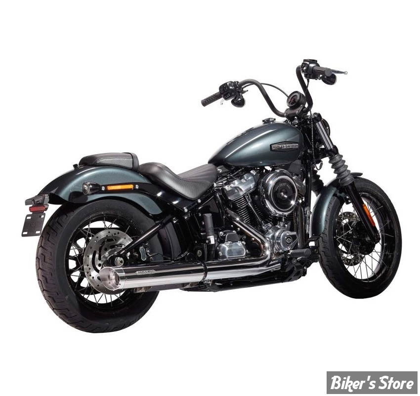 - SILENCIEUX - MILLER - SOFTAIL FXLRST 2025UP - LIBERTY - EMBOUT : SLASH CUT : POLI  / CORPS : POLI - EURO 5+ - HD-LRST-21-X57.02