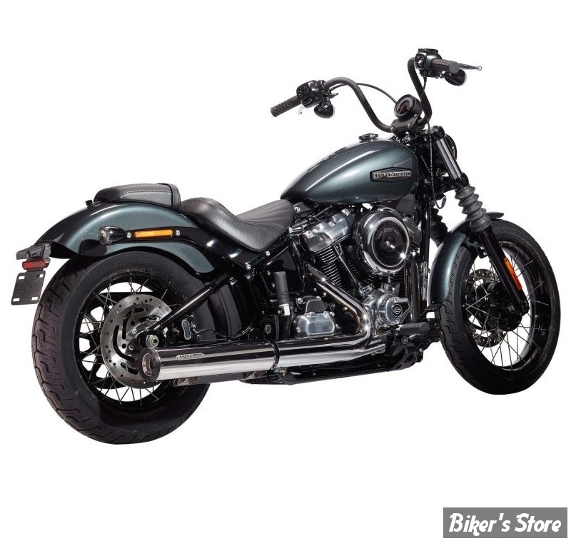 - SILENCIEUX - MILLER - SOFTAIL FXLRS 2025UP - LIBERTY - EMBOUT : STANDARD : NOIR  / CORPS : POLI - EURO 5+ -  HD-LRS-21-X57.01