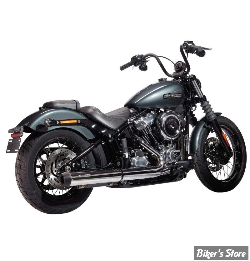 - SILENCIEUX - MILLER - SOFTAIL FLHC 2025UP - LIBERTY - EMBOUT : CONIQUE : NOIR  / CORPS : POLI - EURO 5+ -  HD-HC-21-X57.05