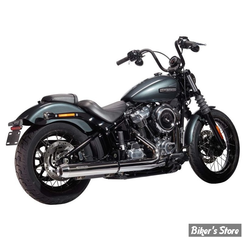 - SILENCIEUX - MILLER - SOFTAIL FXBB 2025UP - LIBERTY - EMBOUT : TAPERED : POLI  / CORPS : POLI - EURO 5+ - HD-SB-21-X57.04