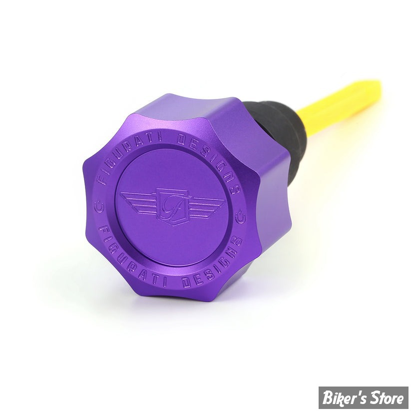 DOC A / PIÈCE N°103 - BOUCHON DE RÉSERVOIR D'HUILE - TOURING 07/16 -  OEM 62849-07A - FIGURATI DESIGN - ALUMINIUM - FINITION : VIOLET ROND - FDP01-TCSM-P