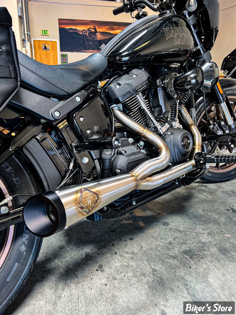 - ECHAPPEMENT - SP CONCEPTS EXHAUST SYSTEM - SOFTAIL M8 2018UP - CUT BACK - INOX - SPC-1-002