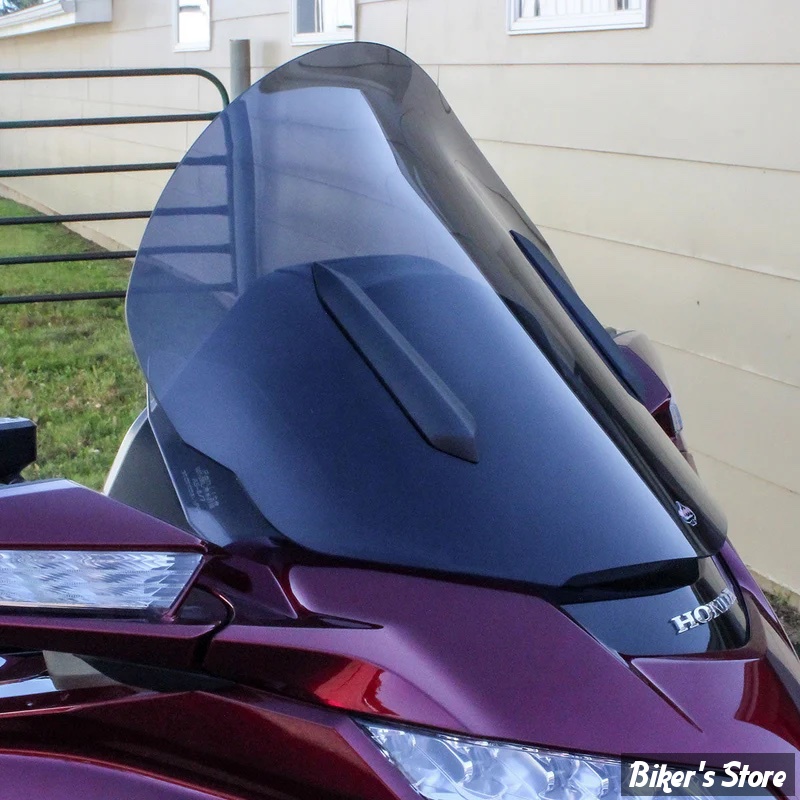 PARE BRISE - GOLDWING GL1800 18UP - KLOCK WERKS - Flare™ Windshield - HAUTEUR : 45,50 CM / 18" - COULEUR : FUME FONCE - NON VENTILE - KW05-01-0558-DS