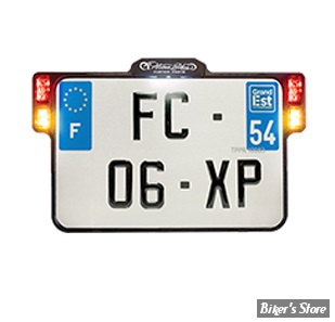 Plaque D'immatriculation SE BIKES Life - Noir/Blanc/Bleu - Neuf