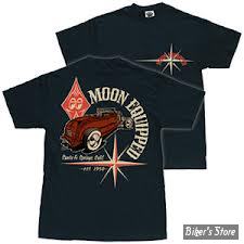 TEE-SHIRT - MOON - MOON EQUIPPED CLASSIC ROADSTER - COULEUR : NOIR - TAILLE 2 / S