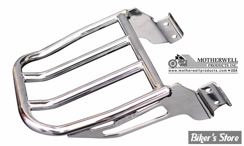Porte bagages de sissy bar Motherwell - 2 up - CHROME - MWL-165